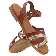 Niedrige, verstellbare Damensandalen