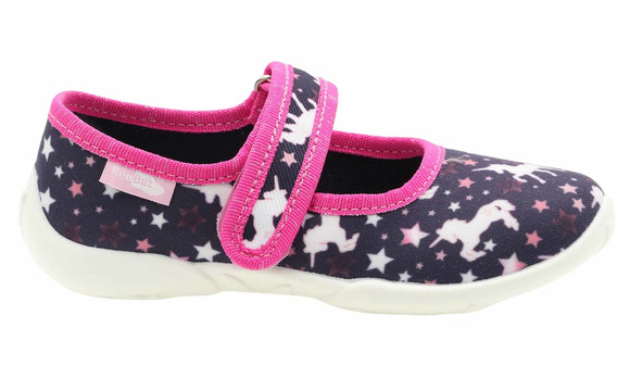 Kinder Hausschuhe Textilschuhe mit Klettverschluss