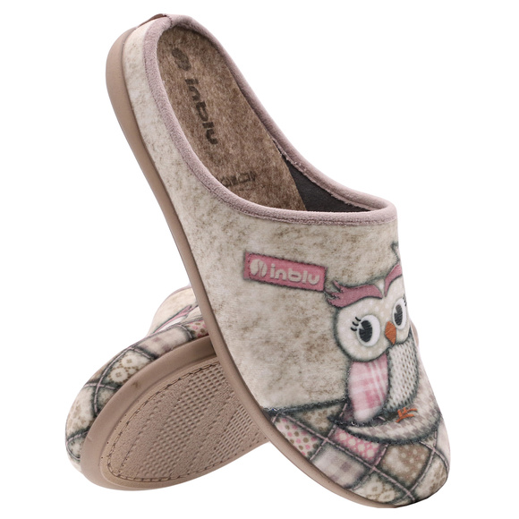 Damen Hausschuhe Eule