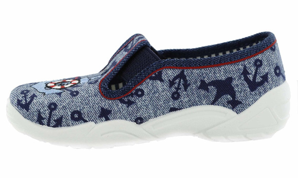 Kinderhausschuhe Textilschuhe mit Gummizug