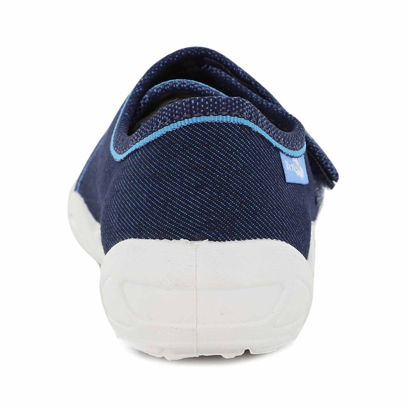 Kinder-Textilhausschuhe mit Klettverschluss