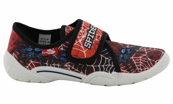 Kinder-Textilhausschuhe mit Klettverschluss