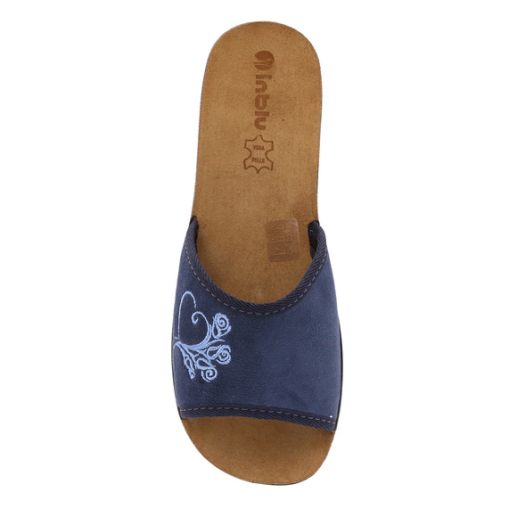 Niedrige Hausschuhe ohne Zehen Damen Hausschuhe Stickerei