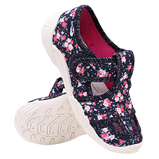 Kinder Hausschuhe Textilschuhe mit Klettverschluss