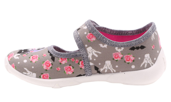 Kinder Hausschuhe Textilschuhe mit Klettverschluss