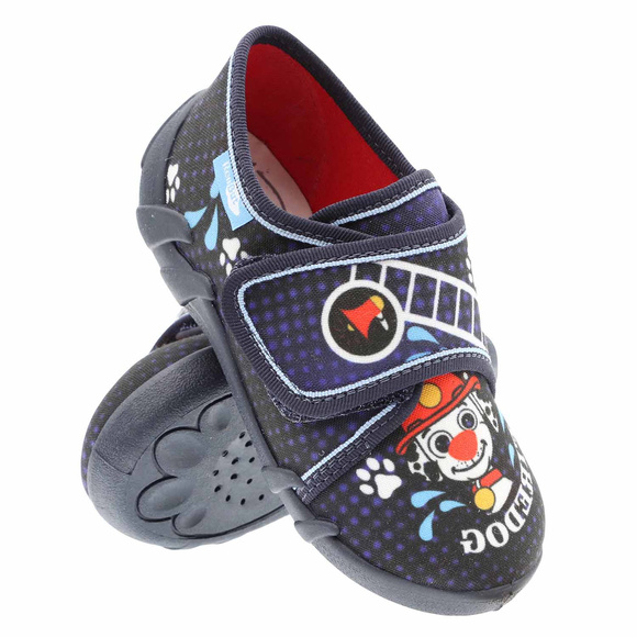 Kinder Hausschuhe Textilschuhe mit Klettverschluss