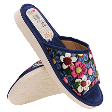 Frauen Hausschuhe Hausschuhe offene Zehe Blumen