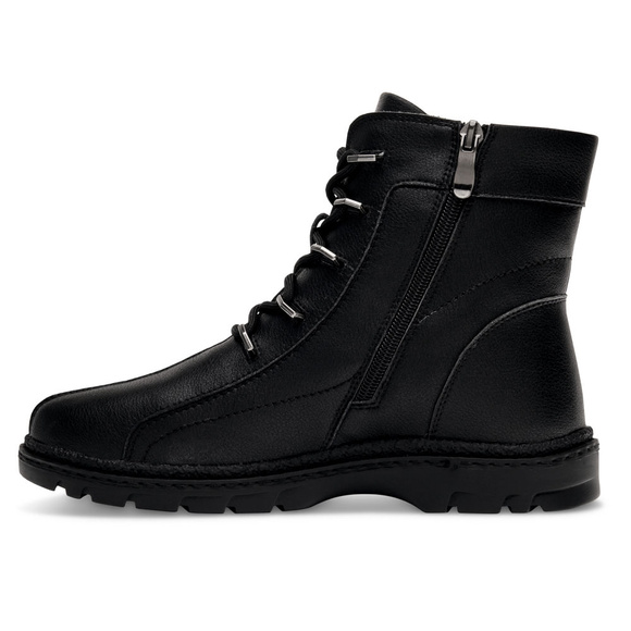 Damen Winterstiefel zum Schnüren mit Reißverschluss