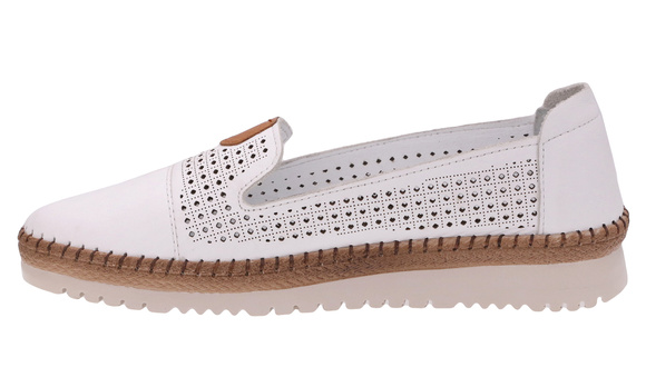 Damenschuhe durchbrochene Mokassins