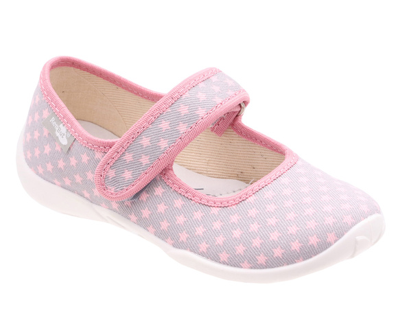 Kinder Hausschuhe Textilschuhe mit Klettverschluss