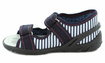 Kinder Textil Hausschuhe, Klettsandalen
