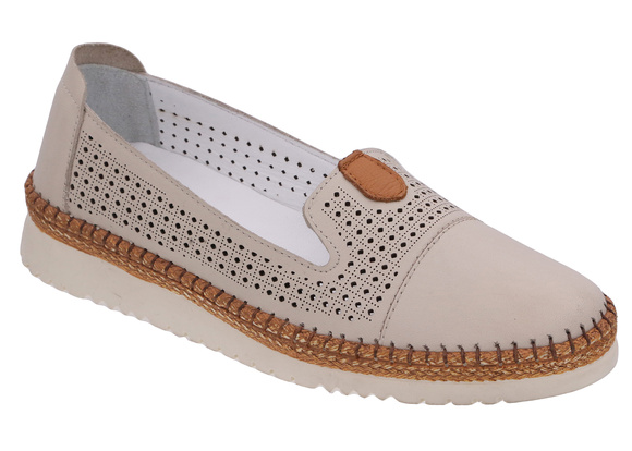 Damenschuhe durchbrochene Mokassins