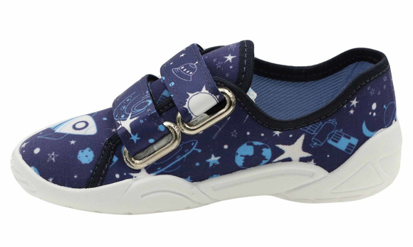 Kinder Hausschuhe Textilschuhe mit Klettverschluss