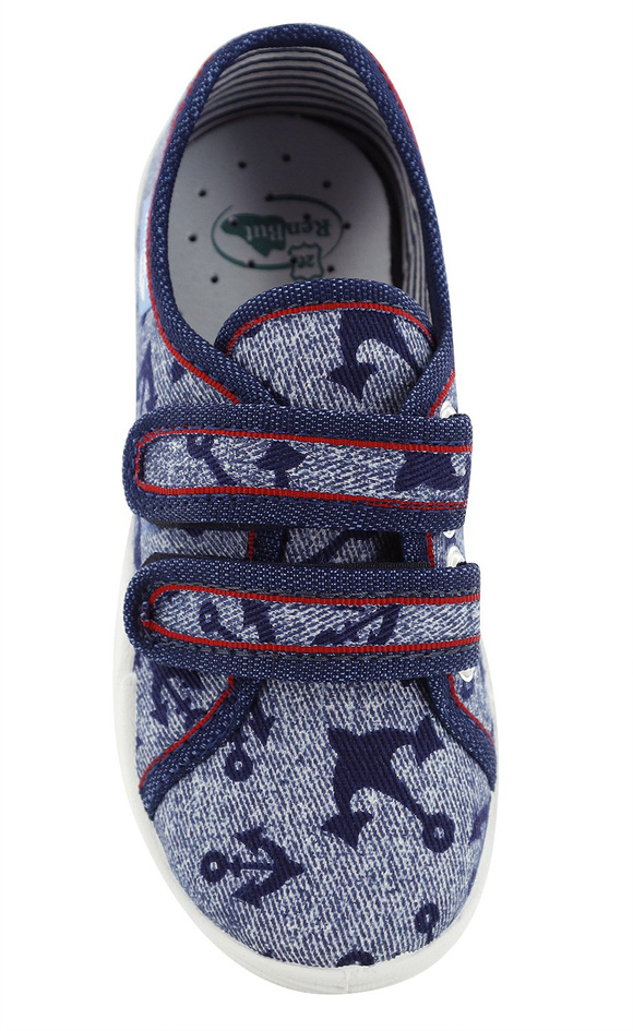 Kinder Hausschuhe Textilschuhe mit Klettverschluss