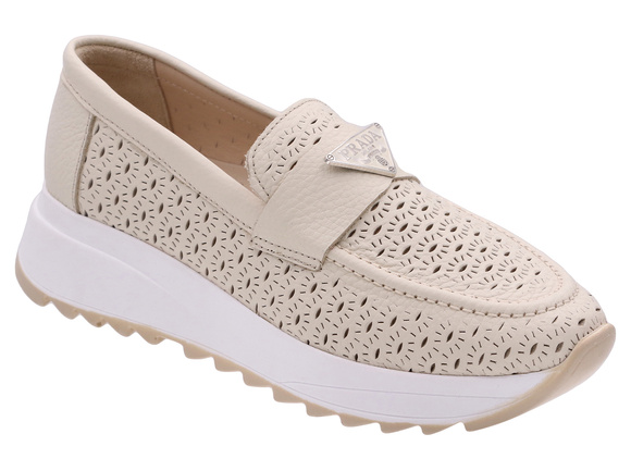 Damenschuhe durchbrochene Mokassins