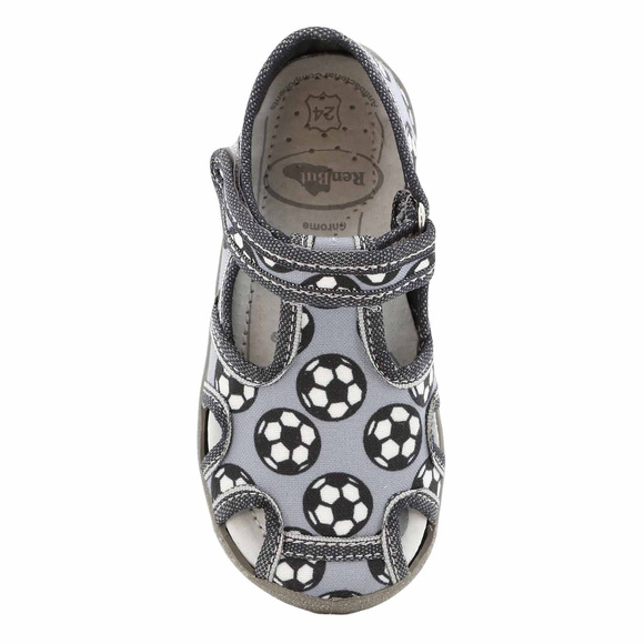 Kinder Hausschuhe Textilschuhe mit Klettverschluss