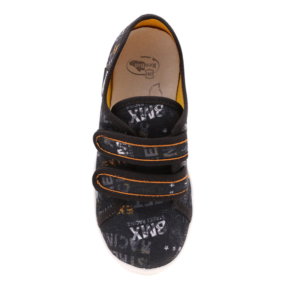 Kinder Hausschuhe Textilschuhe mit Klettverschluss