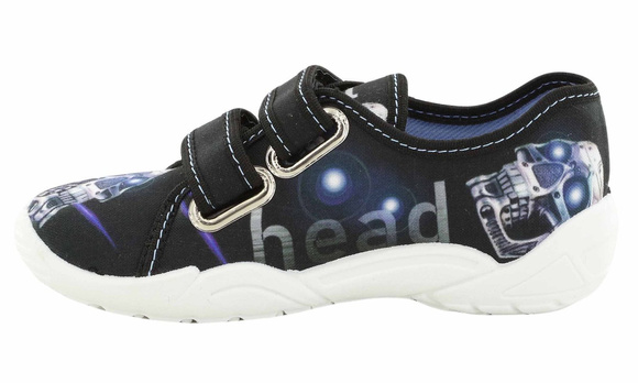 Kinder Hausschuhe Textilschuhe mit Klettverschluss