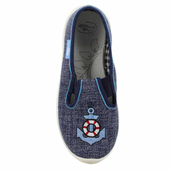 Kinderhausschuhe Textilschuhe mit Gummizug