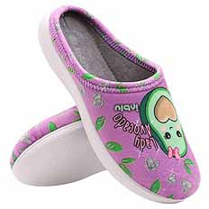 Damen Hausschuhe Avokado