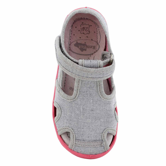 Kinder Hausschuhe Textilschuhe mit Klettverschluss