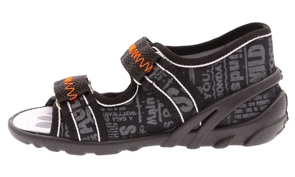 Kinder Textil Hausschuhe, Klettsandalen