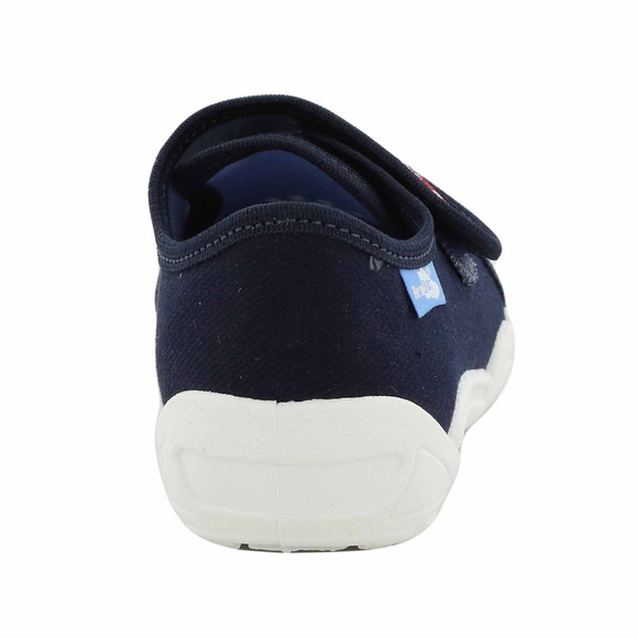 Kinder-Textilhausschuhe mit Klettverschluss