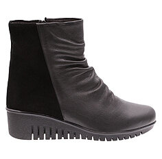 Damen Winterschuhe Stiefeletten mit Reißverschluss