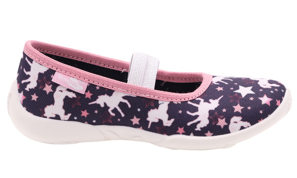 Kinderhausschuhe Textilschuhe mit Gummizug