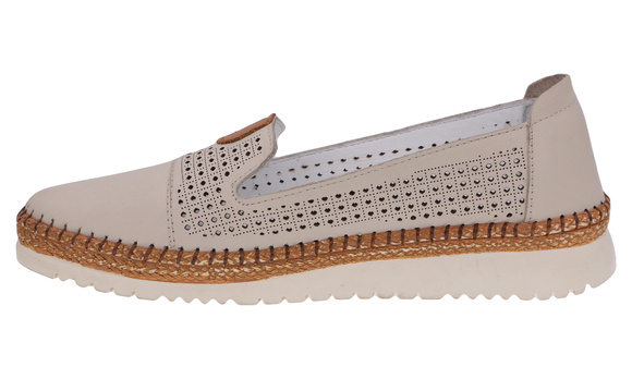 Damenschuhe durchbrochene Mokassins