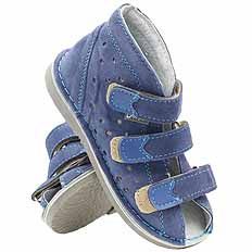 Kinder-Schutzpantoffeln mit Thomas-Absatz mit Klettverschluss