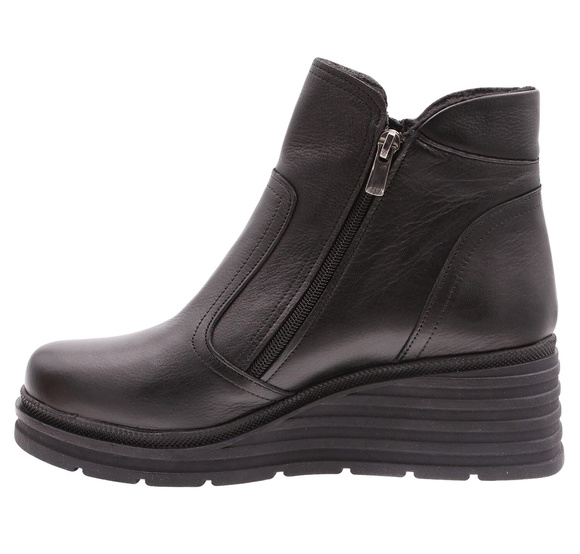 Damen Winterschuhe Stiefeletten mit Reißverschluss
