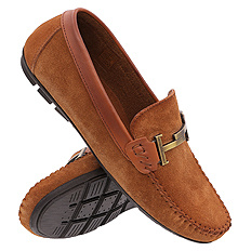 Herrenschuhwerk Halbschuhe Mokassins Leder