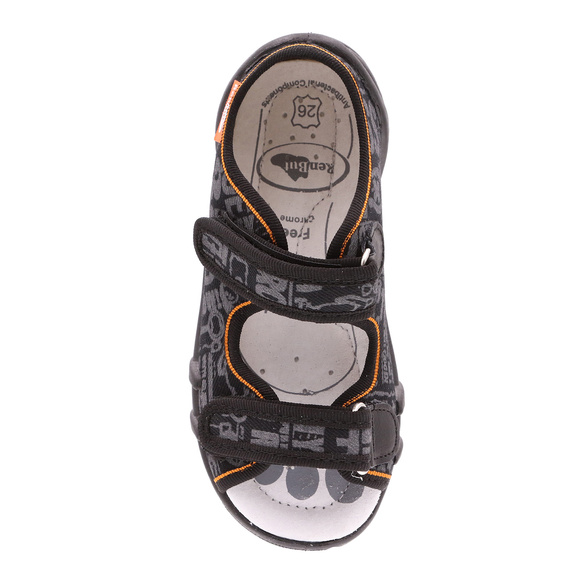 Kinder Textil Hausschuhe Sandalen mit Klettverschluss