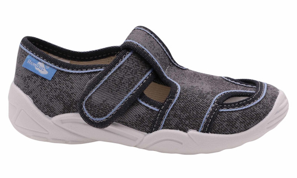 Kinder Hausschuhe Textilschuhe mit Klettverschluss