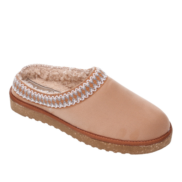 Damen Hausschuhe isoliert Stickerei