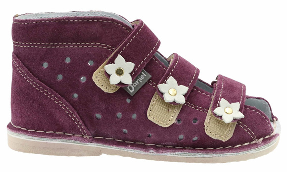 Kinder-Schutzpantoffeln mit Thomas-Absatz mit Klettverschluss