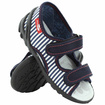 Kinder Textil Hausschuhe, Klettsandalen