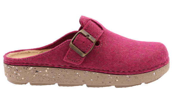 Damen Hausschuhe bequeme Hausschuhe Filz mit Schnalle