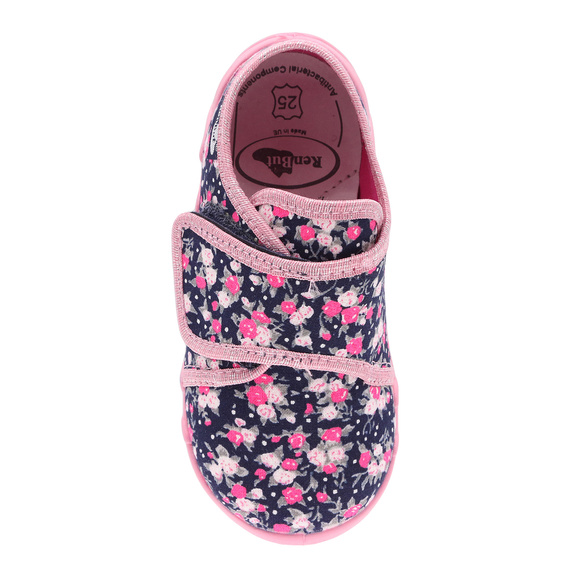 Kinder Hausschuhe Textilschuhe mit Klettverschluss