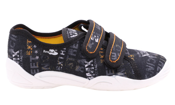 Kinder Hausschuhe Textilschuhe mit Klettverschluss