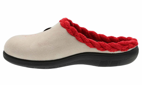 Bequeme Damen-Hausschuhe mit Massageeffekt Biedronka