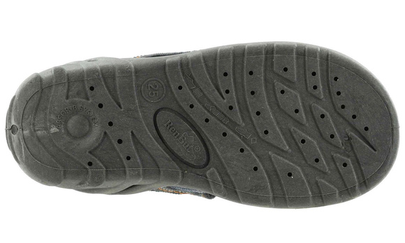 Kinder Textil Hausschuhe, Klettsandalen