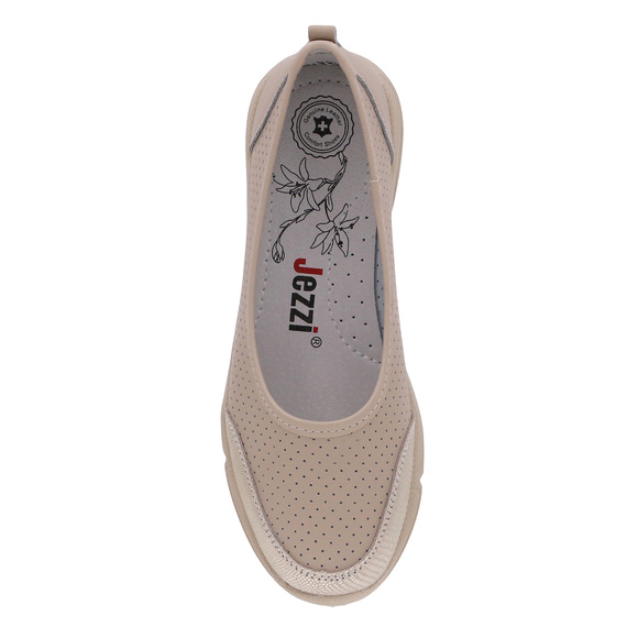 Damenschuhe durchbrochene Ballerinas