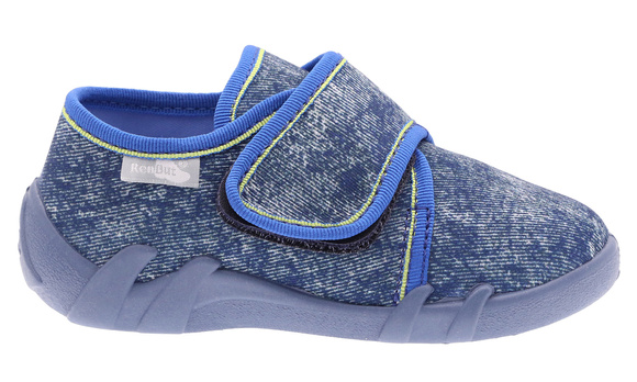 Kinder Hausschuhe Textilschuhe mit Klettverschluss