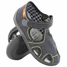 Kinder Hausschuhe Textilschuhe mit Klettverschluss