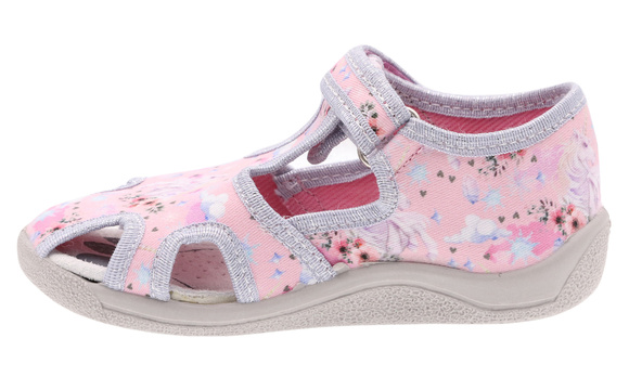 Kinder Hausschuhe Textilschuhe mit Klettverschluss