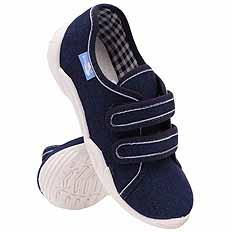 Kinder Hausschuhe Textilschuhe mit Klettverschluss