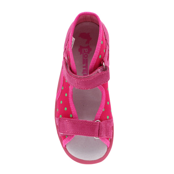 Kinder-Pantoffeln zur Vorsorge mit Klettverschluss