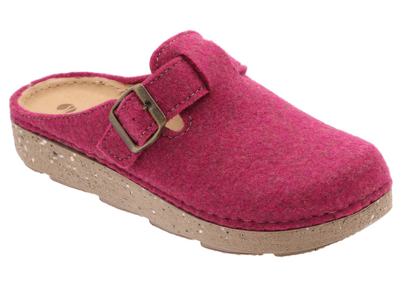 Damen Hausschuhe bequeme Hausschuhe Filz mit Schnalle